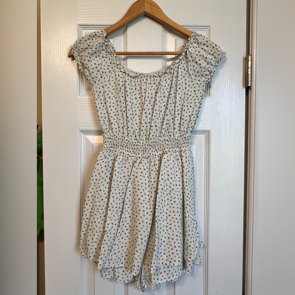 Art Class Floral Romper